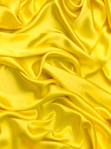 Yellow Silky Stretch Satin