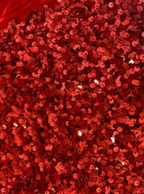 Red Sequin on Velvet
