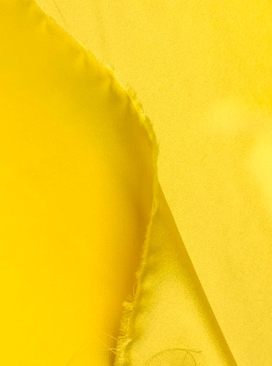 Yellow Silky Stretch Satin