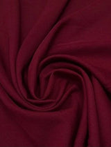 Stretch Crepe Burgundy