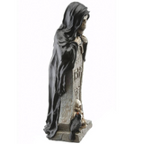 12 Inch Tombstone and Skeleton Reaper Halloween Decoration