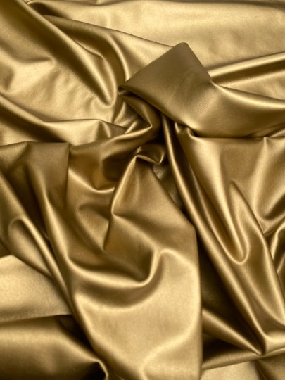 Gold Stretch Faux Leather