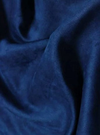 Navy Microsuede Faux Suede