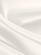Off White Stretch Crepe Back Satin