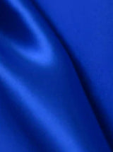 Royal Blue Stretch Crepe Back Satin