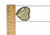 Sequin Heart Applique 1.75" x 1.63"