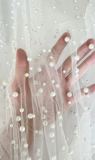 Pearl Tulle Bright White