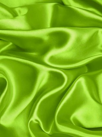 Stretch Satin Neon Green