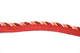Cording on Tape Tricolor Pink Orange Burgundy 1"