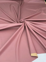 Stretch Faux Leather Mauve