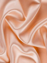 Stretch Silk Satin Peach