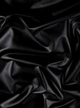 Black 2-Way Stretch Faux Leather
