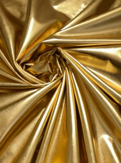 Gold 4 Way Stretch Faux Pleather