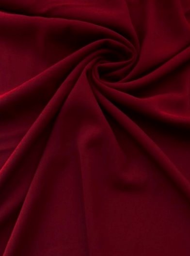 Stretch Crepe Burgundy