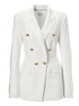White Delaney Gabardine