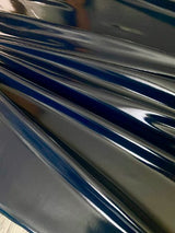 Navy Glossy Stretch Patent Leather Latex