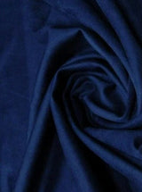 Navy Microsuede Faux Suede
