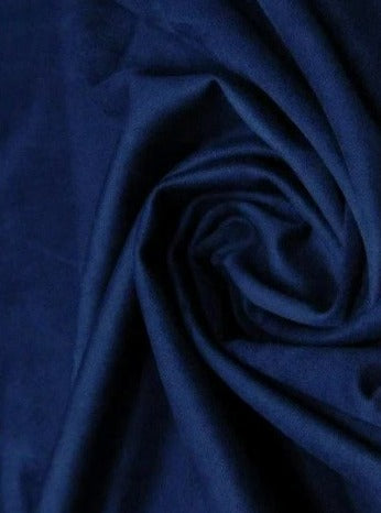 Navy Microsuede Faux Suede