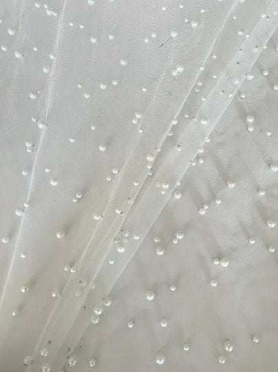 Pearl Tulle Bright White