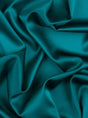 Stretch Satin Teal Green