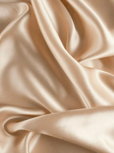 Stretch Silk Charmeuse Gold Champagne