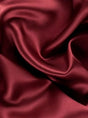 Stretch Satin Burgundy