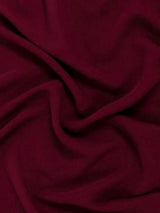 Stretch Crepe Burgundy