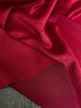 Stretch Crepe Back Satin Burgundy