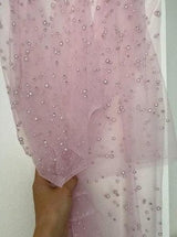 Pearl Tulle Baby Pink