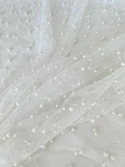 Pearl Tulle Bright White