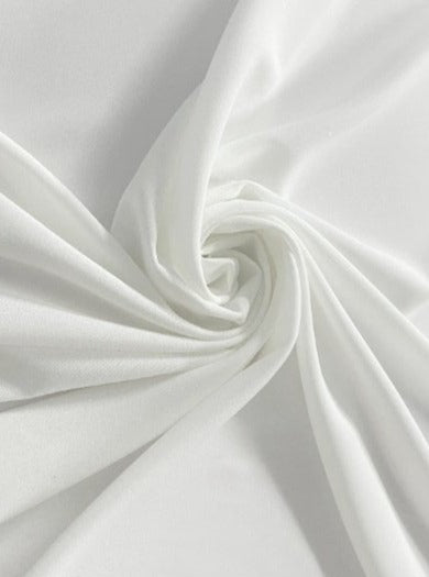 White Stretch Crepe