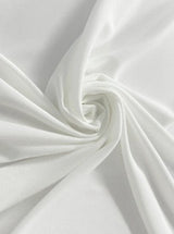 White Stretch Crepe