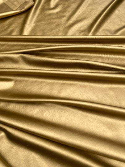 Gold Stretch Faux Leather