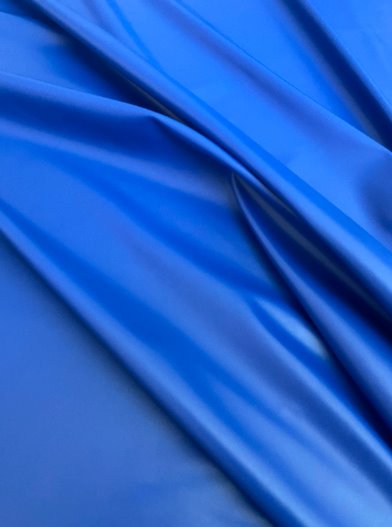 Stretch Faux Leather Royal Blue
