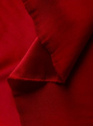 Stretch Silk Charmeuse Red