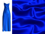 Stretch Satin Royal Blue