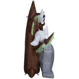 8 Ft Airblown Inflatable Tombstone Haunted Ghost Tree