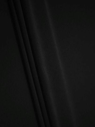 Black Stretch Crepe