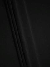 Black Stretch Crepe