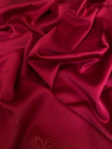 Stretch Crepe Back Satin Burgundy
