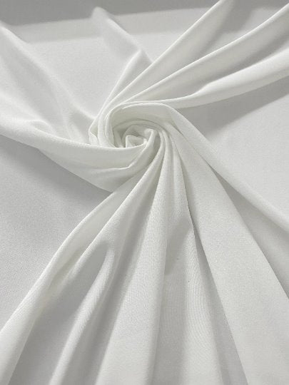 White Stretch Crepe