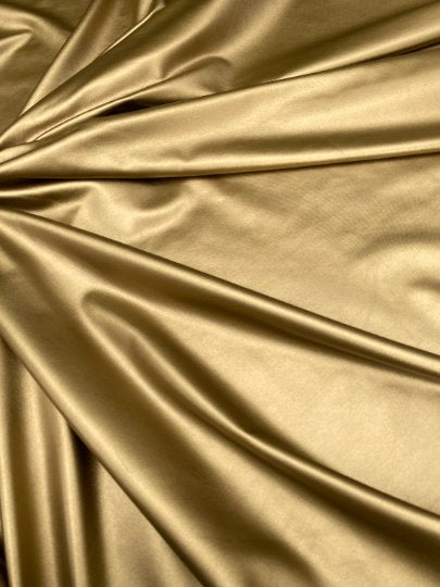 Gold Stretch Faux Leather