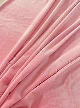 Stretch Velvet Princess Pink