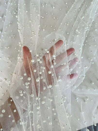 Pearl Tulle Bright White