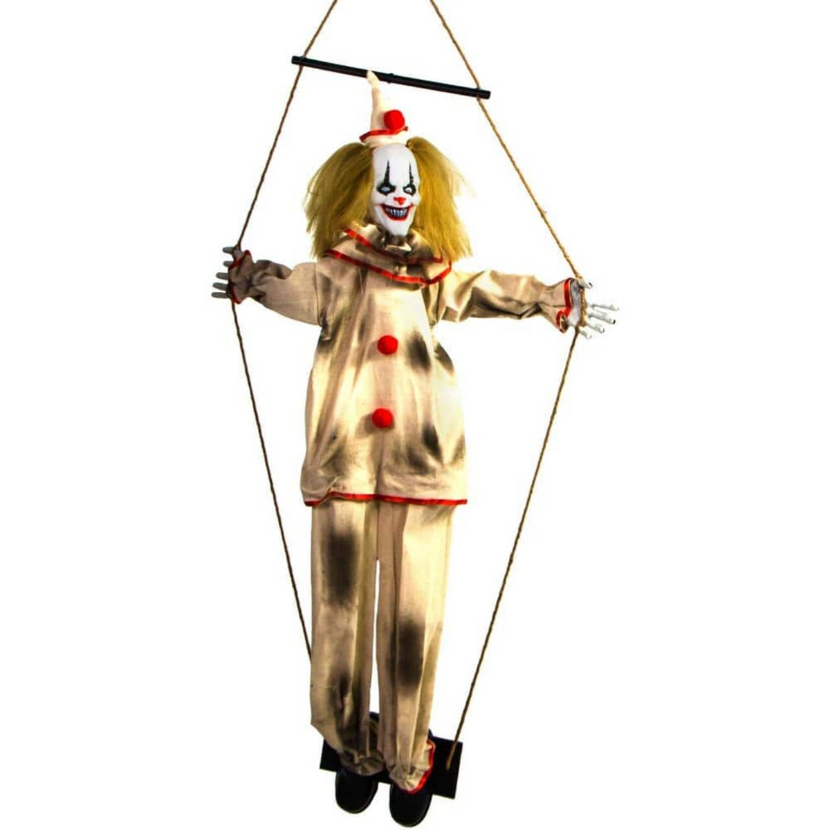 55 Inch Smalls Animated Swinging Clown For Halloween