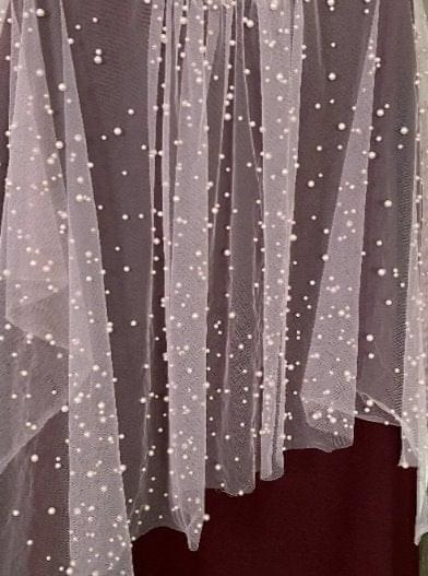Pearl Tulle Baby Pink