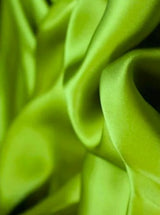 Stretch Satin Neon Green