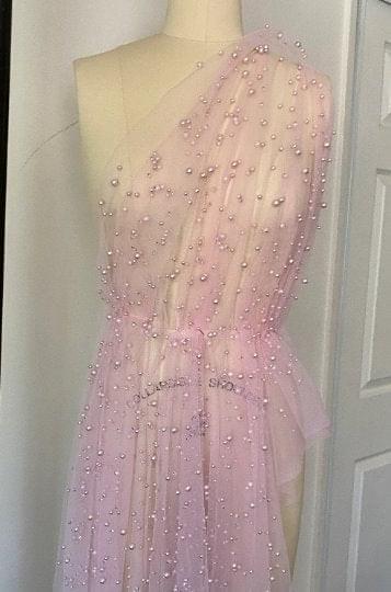 Pearl Tulle Baby Pink