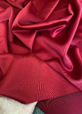 Stretch Crepe Back Satin Burgundy