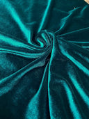 Teal Green Stretch Velvet